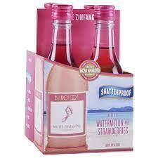 Barefoot White Zinfandel 4Pk 187M - 4PK