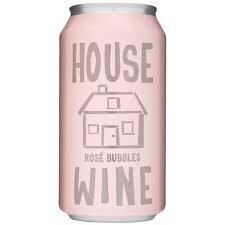 House Wine Can Rose Bubbles 375 Xx Sgl - 375ML