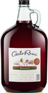 Carlo Rossi Jug Paisano Red Blend - 4.0LT Carlo Rossi Jug Paisano Red Blend - 4.0LT