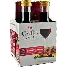 Gallo Family Cabernet 187M 4Pk - 4PK