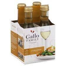 Gallo Family Chardonnay 187M 4Pk - 4PK