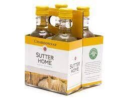 Sutter Home Chardonnay  4Pk 187M - 187ML