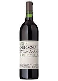 Ridge Three Valley Zinfandel - 750ML Ridge Three Valley Zinfandel - 750ML