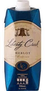 Liberty Creek Merlot Tetra - 500ML Liberty Creek Merlot Tetra - 500ML