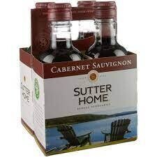 Sutter Home Cabernet 4Pk 187M - 4PK
