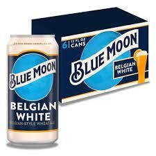 Blue Moon White Ale 12Zcan - 6PK