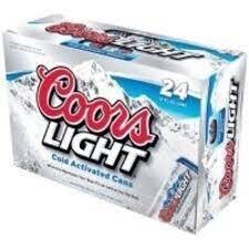 Coors Light 12Z Can 24 Pack Suitcase - STCS