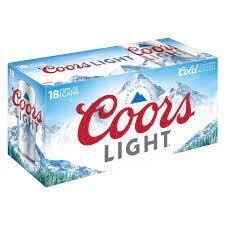 Coors Light 12Z Can - 18PK