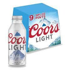 Coors 16Z Aluminum Btl - 9PK