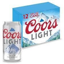 Coors Light 12Z Can - 12PK