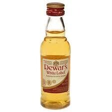 Dewars White Lbl Scotch - 50ML Dewars White Lbl Scotch - 50ML
