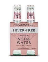 Fever Tree Soda Water Natural 200Ml - 4PK