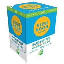 High Noon Sun Sips Lime/Vodka Soda 355Ml 4Pk - 4PK