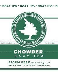 Storm Peak Chowder Hazy Ipa 12Z Can 6Pk - 6PK