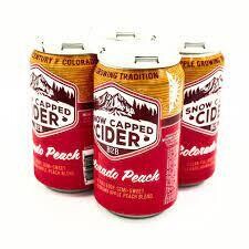 Snow Capped Cider Peach Colorado 12Z Can 4 Pk - 4PK