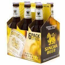 Singha Beer 12Zcan - 6PK
