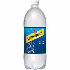 Schweppes Club Soda B - 1.0LT
