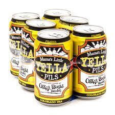 Oskar Blues Mama Yella Pils 12Z Can 6Pk - 6PK