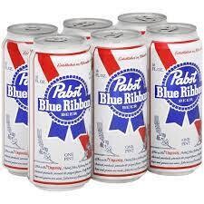 Pabst Blue Ribbon 12Z Can 6Pk - 6PK
