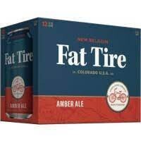 New Belgium Fat Tire 12Z Can - 12PK