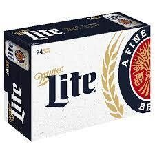Miller Lite 12Z Can 24 Pack Suitcase - 24PK