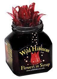 Wild Hibiscus Flowers In Syrup - 8.5OZ Wild Hibiscus Flowers In Syrup - 8.5OZ