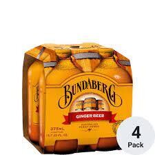Bundaberg Ginger Beer 12Z Btl - 4PK