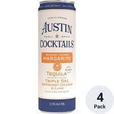 Austin Margarita Cocktail 8.4Z Can 4Pk - 4PK Austin Margarita Cocktail 8.4Z Can 4Pk - 4PK