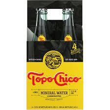 Topo Chico Agua Glass Mineral Mexico 4Pk - 4PK