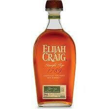 Elijah Craig Straight Rye Whiskey 94Pf - 750ML