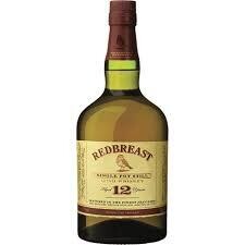 Redbreast Irish Whisky 12 Yr Sgl Malt - 750ML Redbreast Irish Whisky 12 Yr Sgl Malt - 750ML