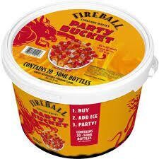Fireball Cinnamon Whisky Bucket 20Ct - 50ML
