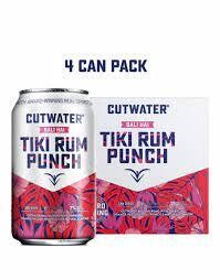 Cutwater Tiki Punch 12Zcan - 4PK