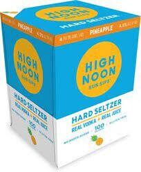 High Noon Sun Sips Pineapple Vodka/Soda 355Ml 4Pk - 4PK