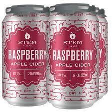 Stem Cider Raspberry Apple 12Z Can - 4PK