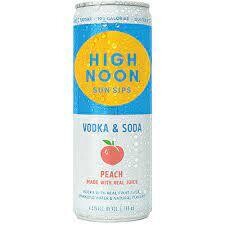 High Noon Sun Sips Peach Vodka/Soda 700Ml - 24OZ