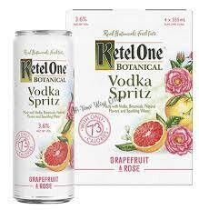 Ketel One Grapefruit & Rose Botanical Vodka Spritz - 4PK