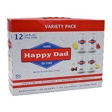 Happy Dad Hard Seltzer Variety 12Zcan - 12PK