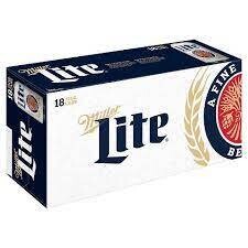 Miller Lite 12Z Can - 18PK