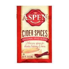 Aspen Mulling Cider Spices Single Serve - SGL
