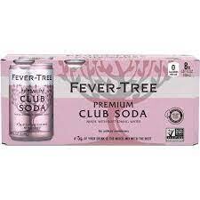 Fever Tree Soda Water Natural 150Ml Cans - 8PK