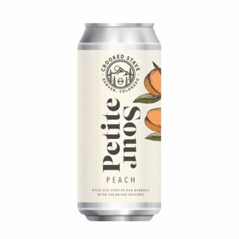 Crooked Stave Upbeat Peach Sour 16Oz Can - 16OZ