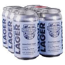 Finkel & Garf American Lager 12Z Can 6Pk - 6PK Finkel & Garf American Lager 12Z Can 6Pk - 6PK