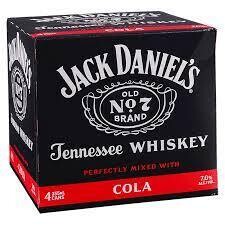 Jack Daniel'S & Coca Cola 12Z Can 4Pk - 4PK