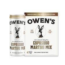 Owen'S Espresso Martini Mix 8Oz Can 4Pk - 4PK