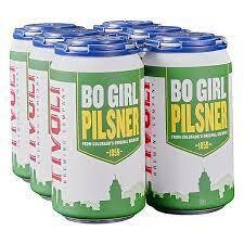 Tivoli Brewing Bo Girl Pilsner 12Z Can 6Pk - 6PK