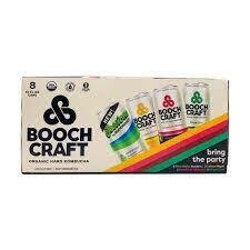 Boochcraft Hard Kombucha Variety Pack 12Z Can - 8PK