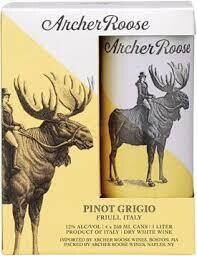 Archer Roose Pinot Grigio 250Ml Can 4Pk - 4PK Archer Roose Pinot Grigio 250Ml Can 4Pk - 4PK