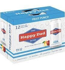 Happy Dad Hard Seltzer Fruit Punch 12Zcan 12Pk - 12PK