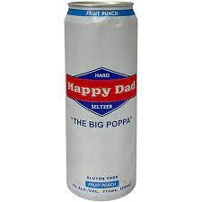 Happy Dad Hard Seltzer Fruit Punch 24Ozcan - 24OZ